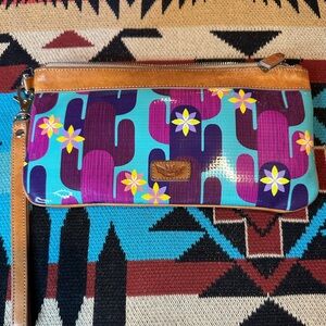Consuela Cactus Print Wristlet